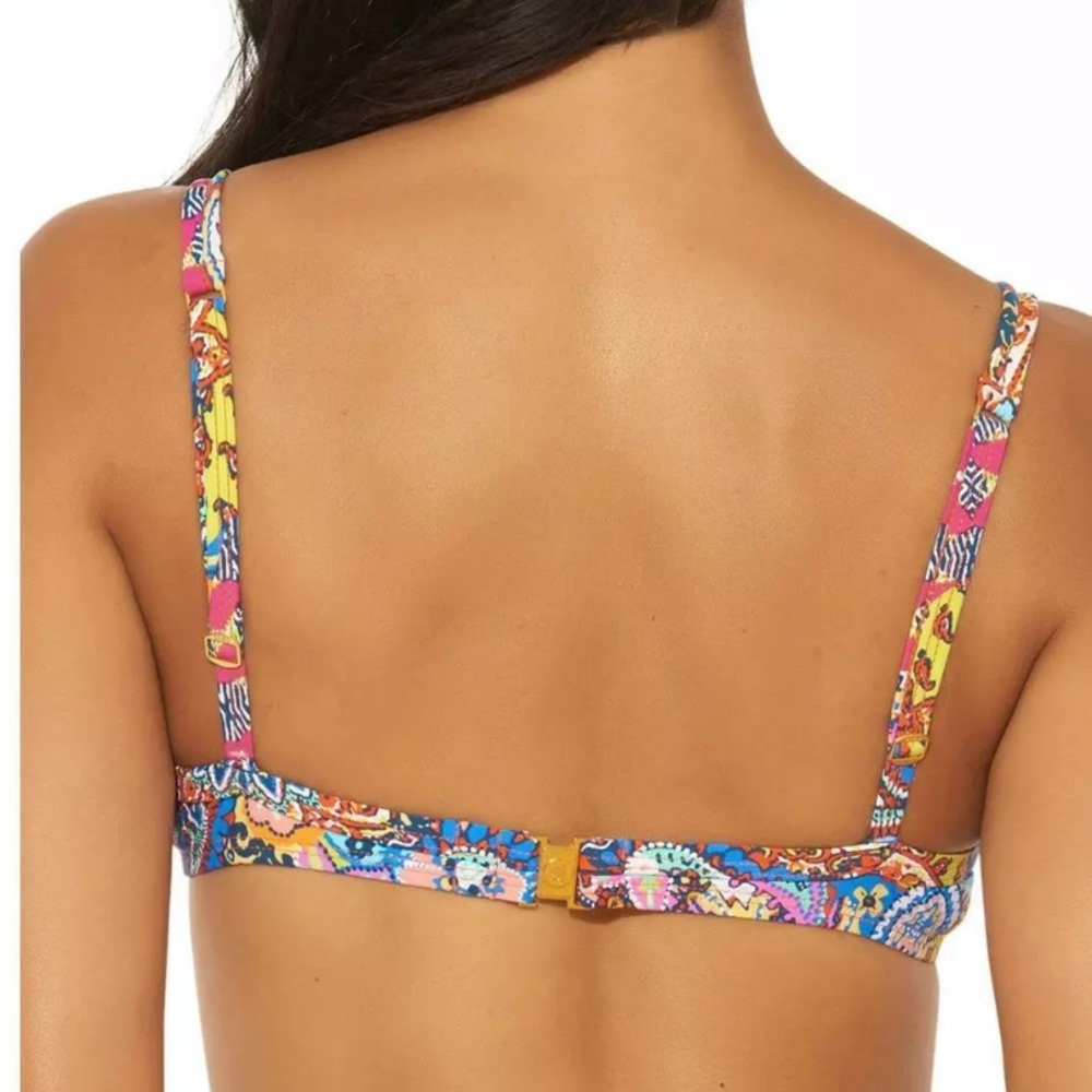 Bleu Rod Beattie Printed Swim  Bikini Top - Picture 2 of 11